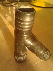 Forquilha PVC a 45º